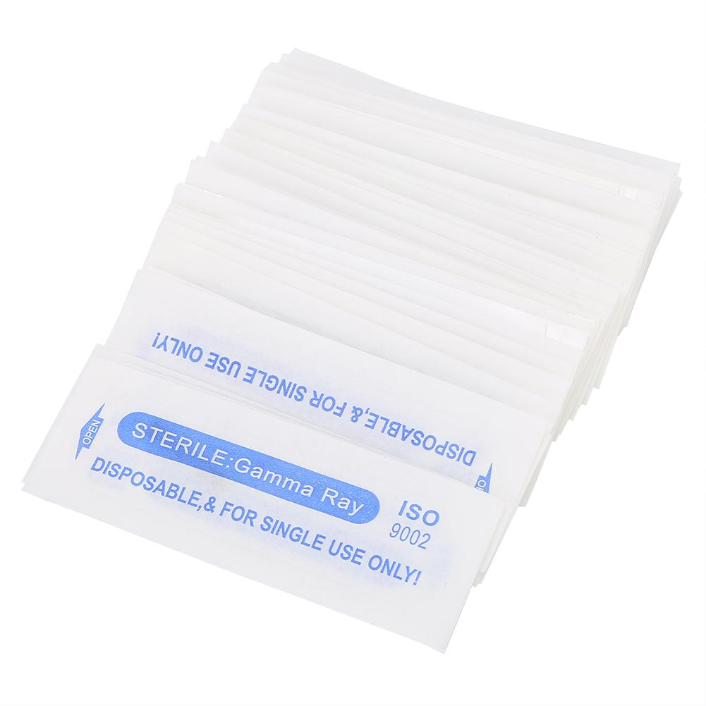 50pcs Eyebrow Microblading Needles Blade Fine Tattooing Permanent Makeup Blades 0.18mm(16‑pin )