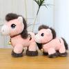 Cute Cartoon Pony Plush Toy With Bell Design Children Toys For Childrens Bedroom Decor