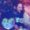 Love Heart Night Light Prismatic Iridescent 3D Heart Shape LED Light Bedroom Atmosphere Lamp Gifts for Lovers Friends