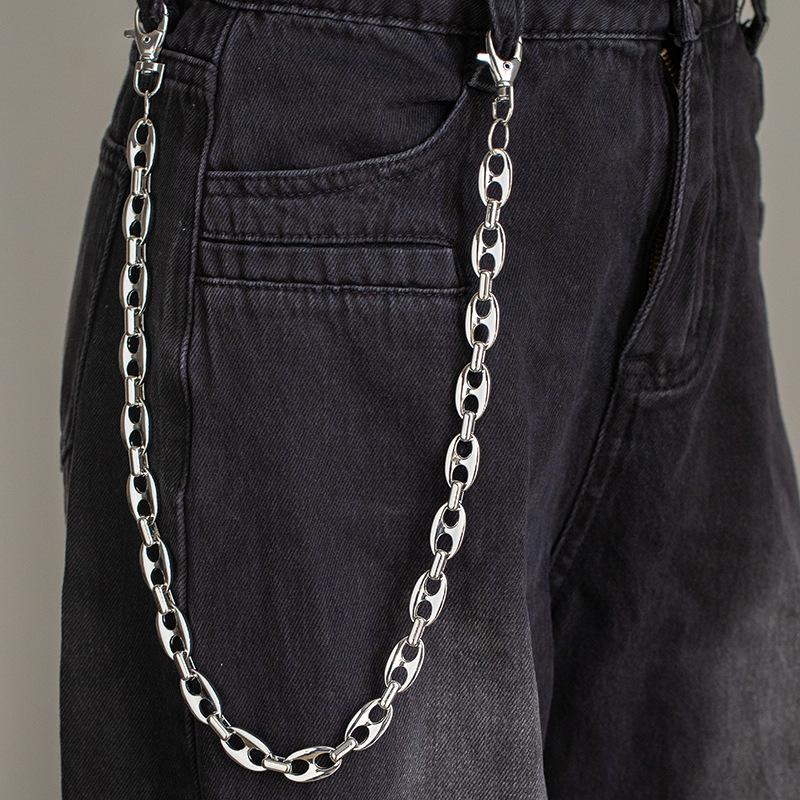 Metallkette Hüftkette Halskette Armband High-End Trendig Cool Personalisiert Jeans Kette Modeaccessoires