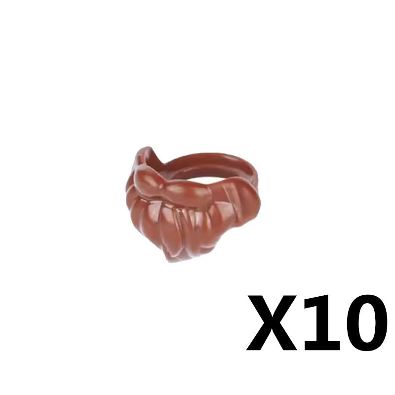 MOC Soldat Medieval Blocuri de Construcții Rege Barba Cască Militară Esarfă Ochelari Curea Pălărie de cowboy Capă de rață Mini Jucării Cadou de cărămidă K042