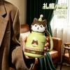 Water bottle cartoon animal thermos cup high value children's water cup school special straw cup