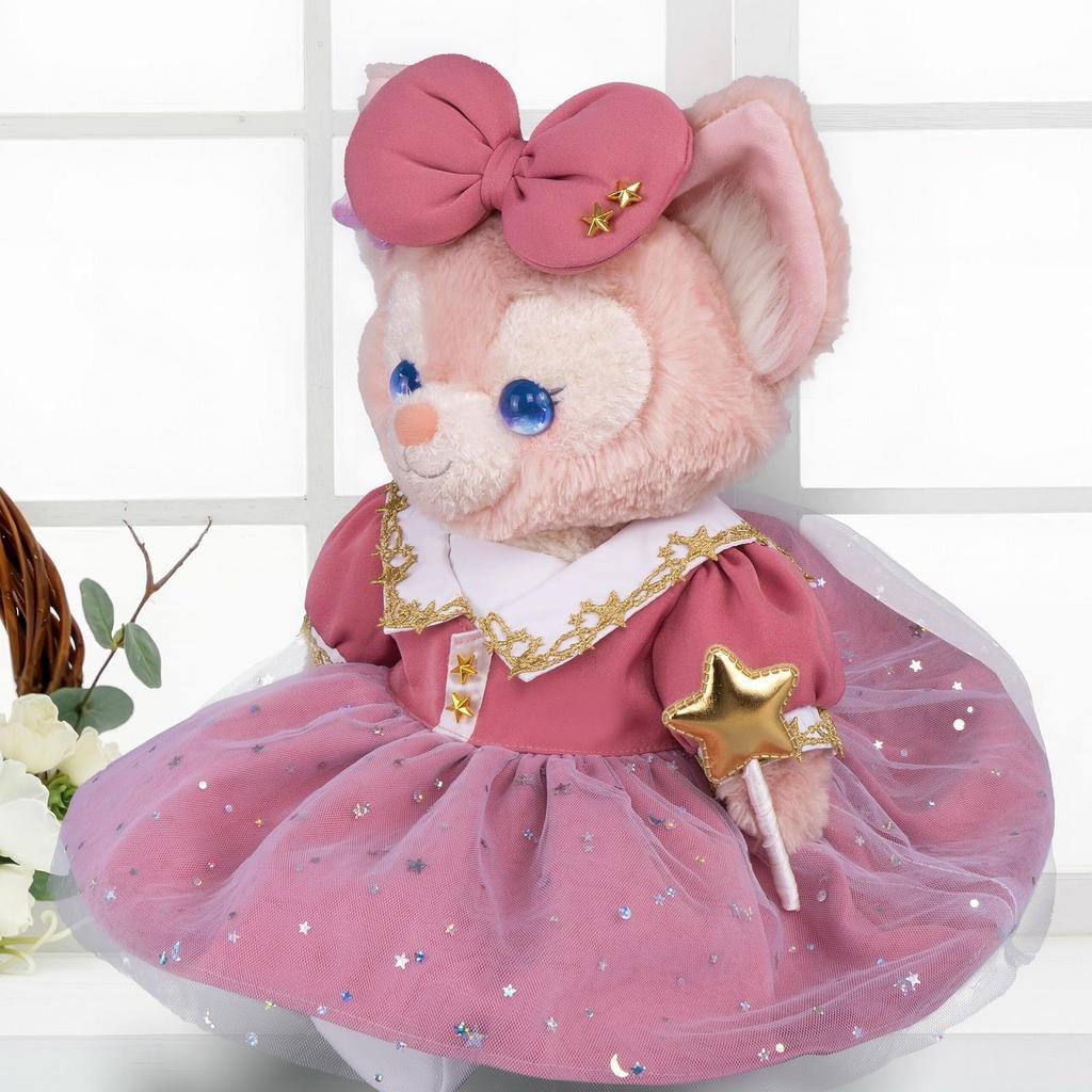 Duffy's new friends, Linabelle and StellaLou, star-patterned red costume, interchangeable, size S (no accessories included) [Used]