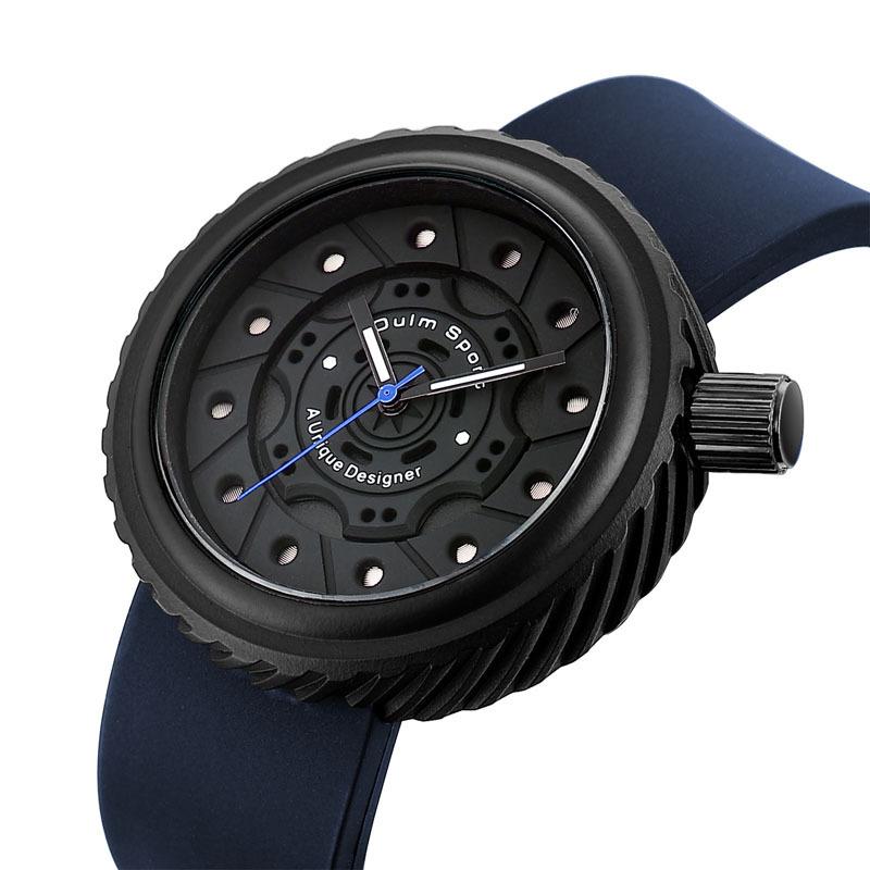 Silicone Men's Watches Trendy and Fashionable Quartz Men's Watches