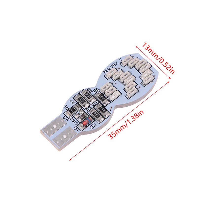 1Pc T10 Car Led Canbus W5W 4014 30Smd Auto Led Car Interior Light License Plate Dome Reading Lamps Clearance Light Rgb Blubs