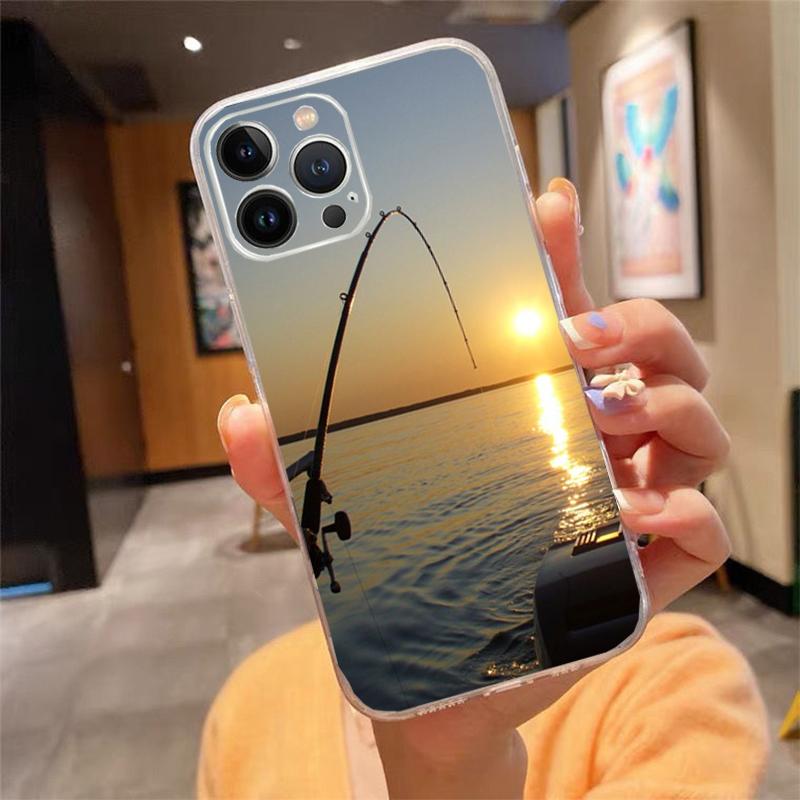 Phone Case For iphone 17ProMax Air 16 15 14 13 Pro Max 15 16 Pro 15Plus Bass Fishing Fisherman Hunting Man