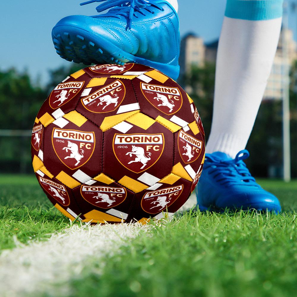 Torino Fc Crest Design Size 5 Soccer Balls, High-Quality, Anti-Slip, Protective Football, a Unique Gift Suitable for Birthdays, Christmas