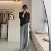 Autumn Women's Sweater Simple POLO Neck Knitted Cardigan Short Solid Color Top
