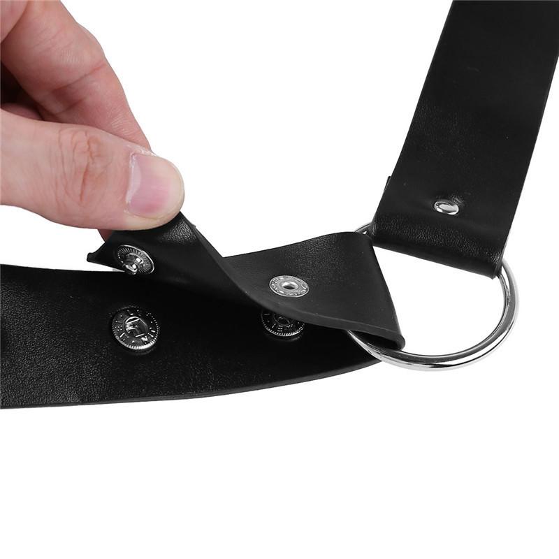 Corset en cuir sexy pour hommes SM Flirting Shapewear