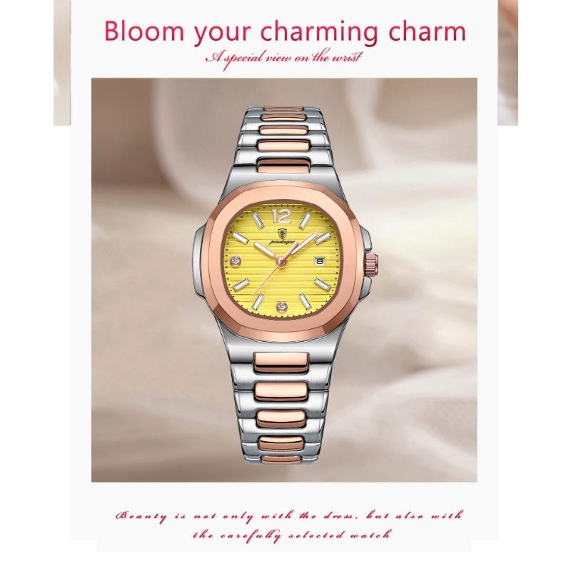 POEDAGAR Luxury Woman Watch Sports Quartz Ladies Watch for Women Waterproof Luminous Date Female Clock Dress Watches+box