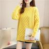 Plus Size Children's Clothes Sweater Women's Mid-length Hand-woven Sweater Thickened