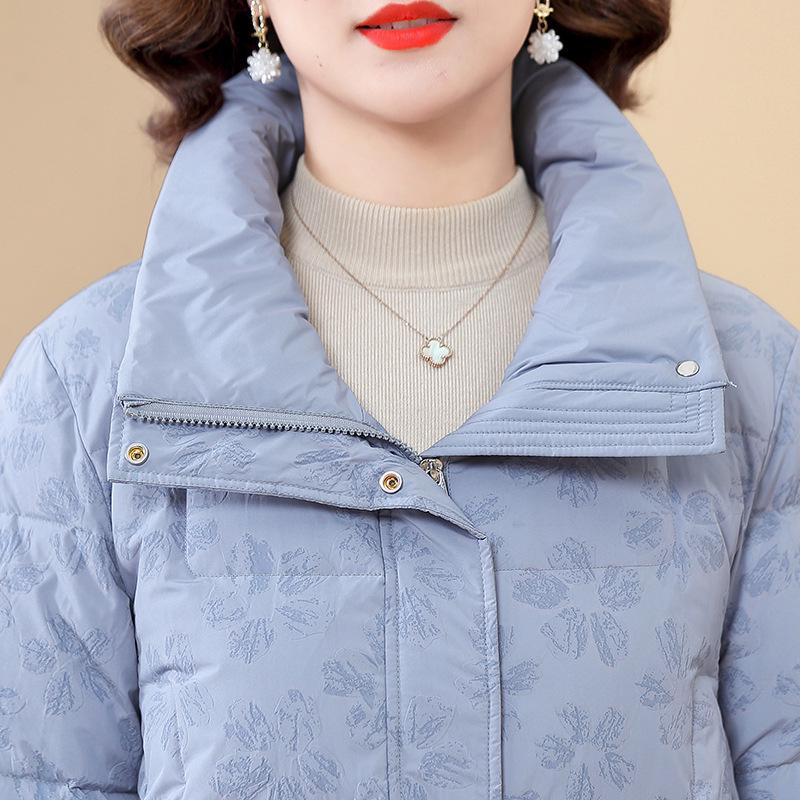 Mom's Winter Down Jacket, Cotton Padded for Women in their 40s-50s. 2025 New Collection, Thickened for Middle-aged and Elderly.