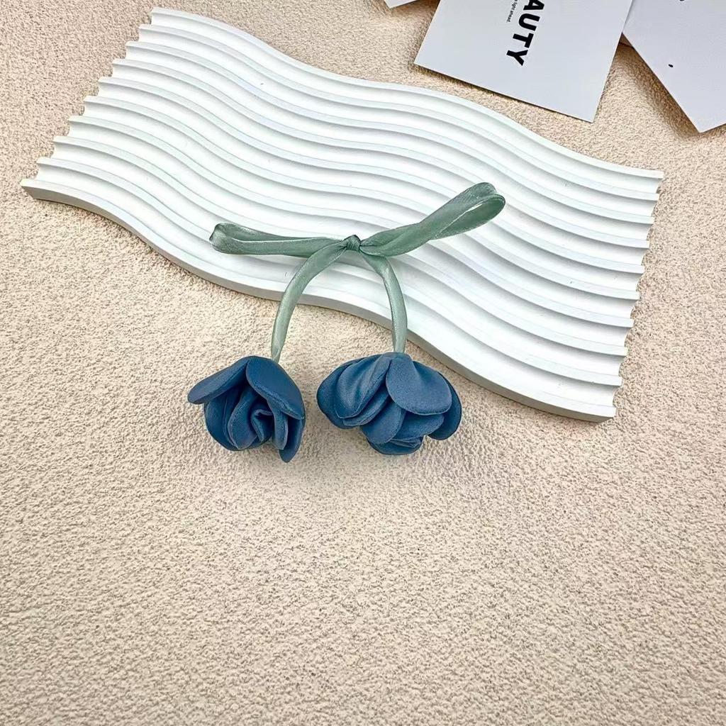 Pinces à cheveux et attaches florales bouton de rose de style coréen, sacs de vêtements et accessoires