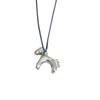 Horse Pendant Necklace Adjustable Horse Charm Necklace for Women Simple Jewelry Accessories