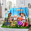Custom Name Cocomelon Theme Printed Blanket - Perfect for Couch, Bed, Travel & Outdoor Use | Machine Washable, Cozy & Durable.