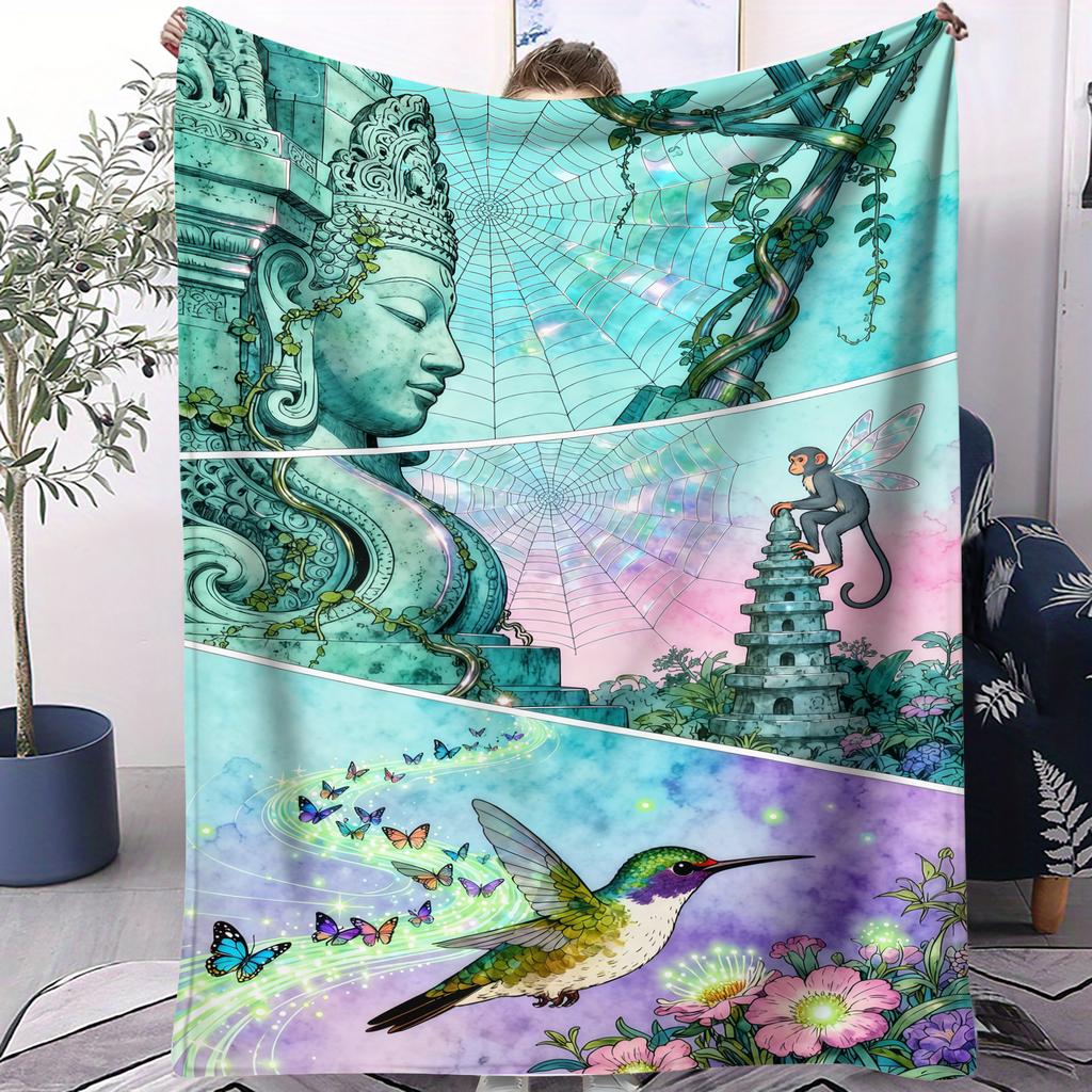 Hot Sale Toothless Night Fury Small Cover Blanket Bed Sheet All Season Soft Breathable Bed Bedroom Dorm Sofa Lunch Camping Decor