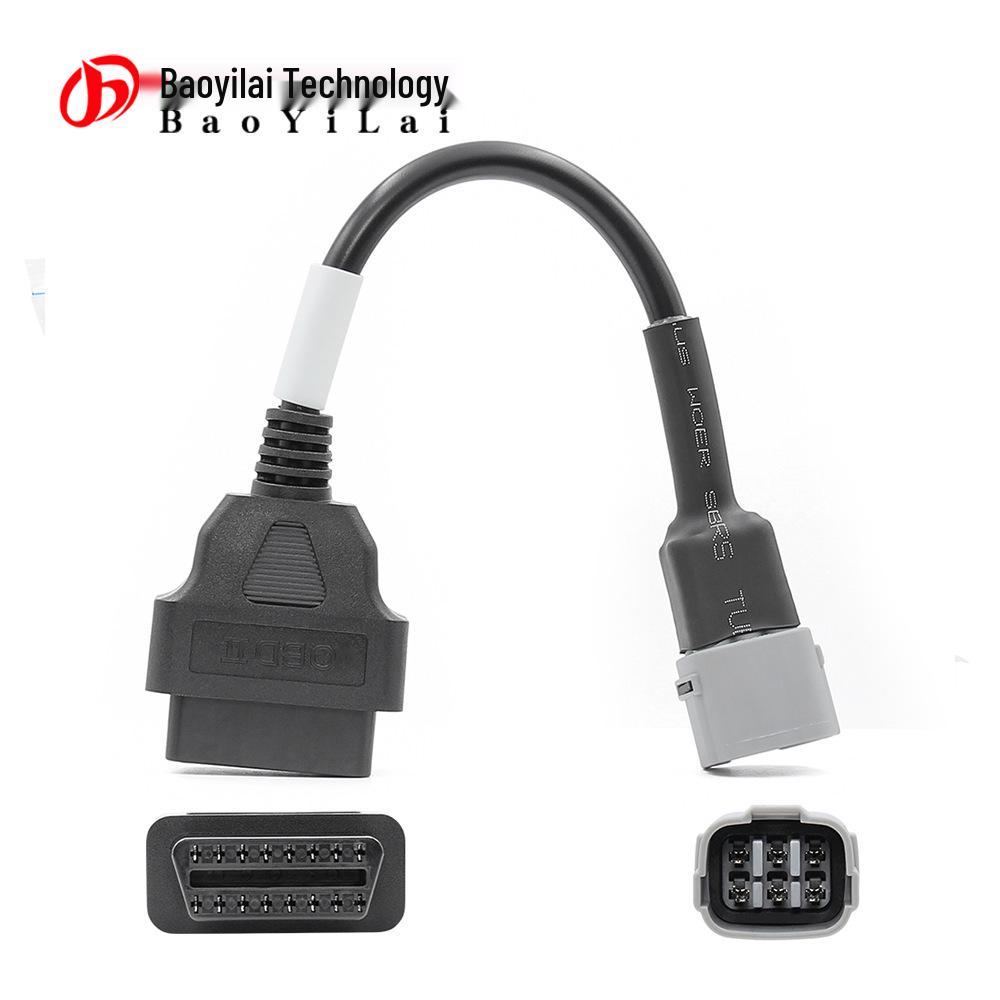 6-Pin OBD Adapter Cable for Suzuki Motorcycle/ATV