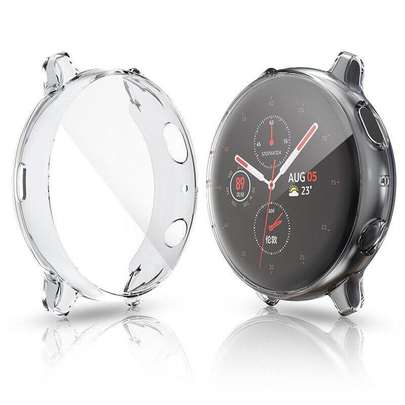 Compatible for Samsung Galaxy Watch Active Case Soft TPU Bumper Full Around Screen Protector Galaxy Watch Active 40mm SM-R500 active 40mm прозрачный