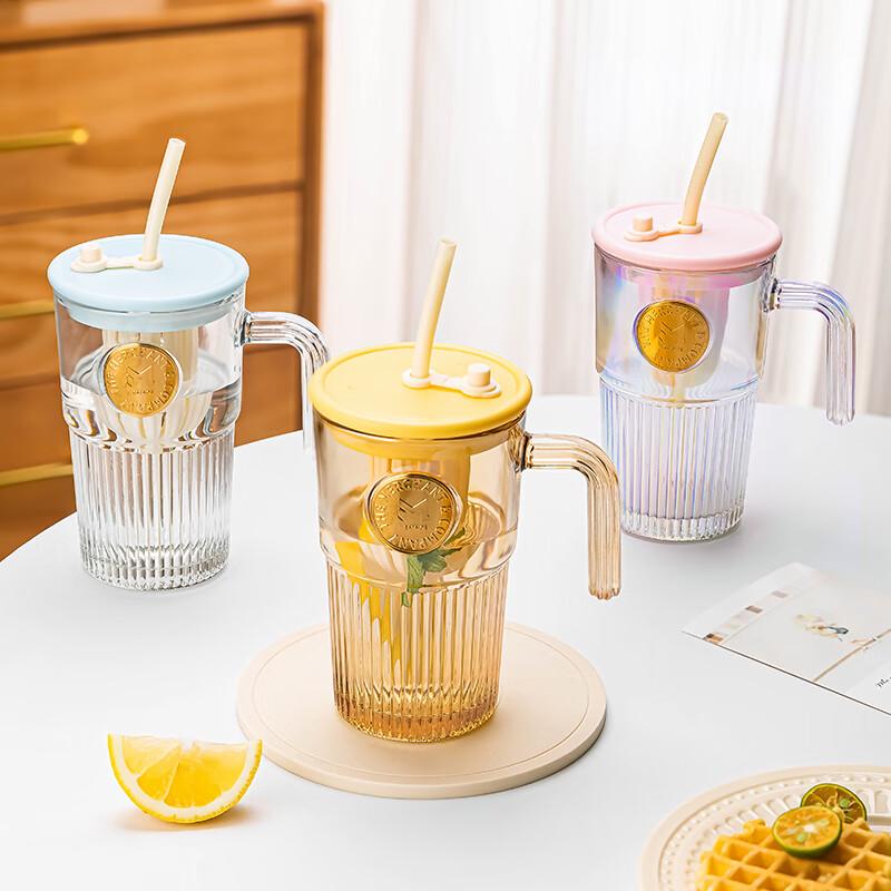 LOVWISH Leme Glass Tea Mug with Infuser