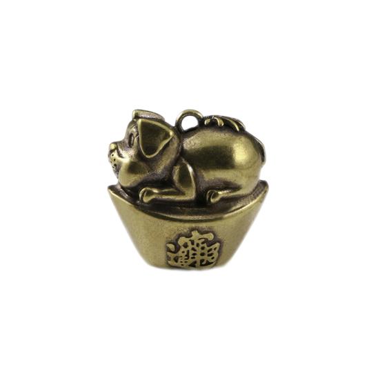 Čínská dvanáctka zvířecí figurka mosazná figurka model socha socha hračka stolní dekorace feng shui dekorace ornament festival dárek