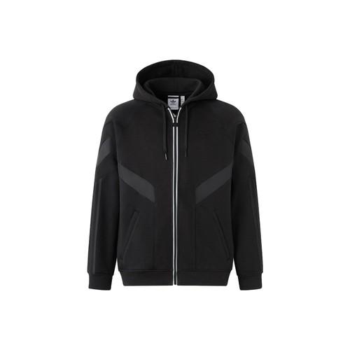 adidas Originals Men s Sports Casual Hooded Zip-Up Jacket, Black S чёрный