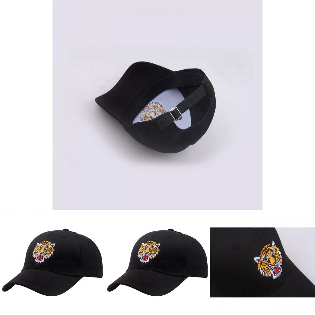 Streetstyle Tiger Design Bestickte Baseballkappe Für Erwachsene Und Skater Sonnenschutz