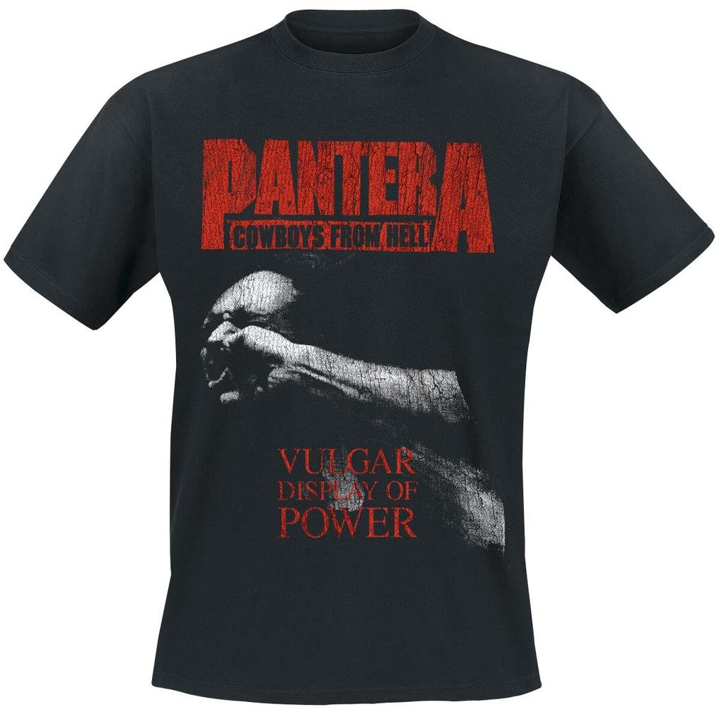 Hot 2026 Pantera Logo Art Pattern Metal Band TShirt Casual Street Style Cotton TShirt Suitable For Both Unisex And Unisex