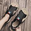 Sandals 22 Summer New Extra Large Size Beach Shoes Oxford Cloth Velcro Two Wear Slippers