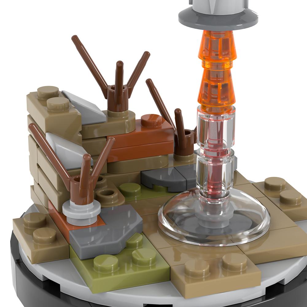 MOOXI Game Series 186Pcs MOC Bricks Mr Handy Multipurpose Robot DIY Building Blocks Kids Toys For Children Birthday Gift MOC1553