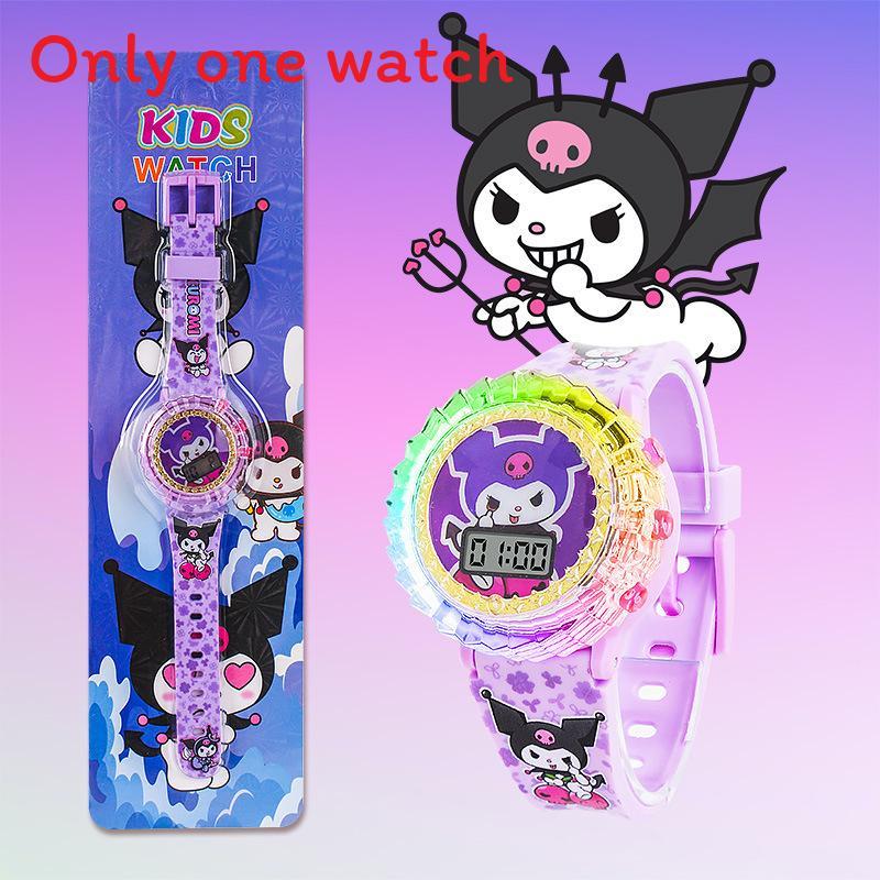 Kinder Cartoon LED Uhr mit Iron Man Batman Frozen Hello Kitty Design für Schulkinder