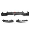 3D Style Carbon Fiber Rear Diffuser with Corner Extensions & Lights for BMW 4 Series G22/G23