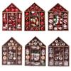 Christmas Tree Ornaments: Painted Ball Set with Display Box for Home and Window Decorations