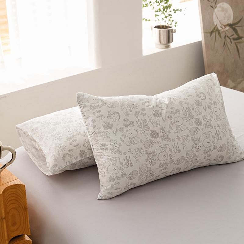 2pcs Pillowcase 100% Cotton Pillow Cover Printed Pillowslip for Home Bed 48x74cm Cushion Cover Soft Pillow Sham Capa De Almofada