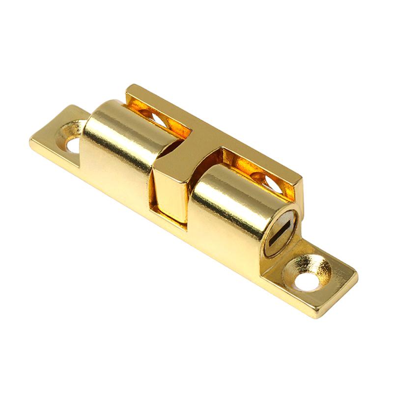 43/50/60/70Mm Cabinet Copper Touch Beads Lock Self-Locking Door Spring Clip Latch - Cupboard Closet Durable Double Ball Catches