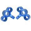 1 Pair Front Steering Knuckle Aluminum Alloy RC Car Upgrade Parts for KRATON 8S Outcast 8S 1/5 RC Car