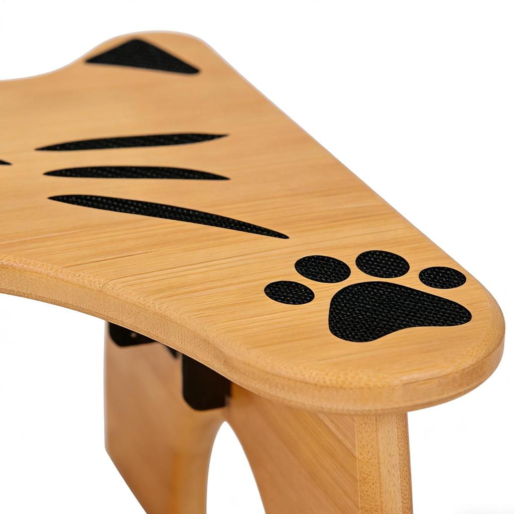 Toilet Stool Foldable Non-Slip Step Chair 7 Inches Height Foldable Wooden Toilet Stool For Elders Shower Bathroom Pooping