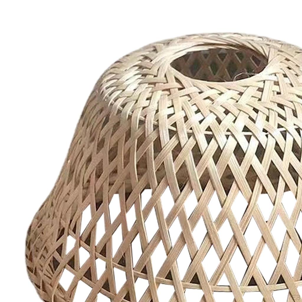 Bamboo Hanging Lampshade for Living Room Home Decor, High Quality Material, Easy Installation,