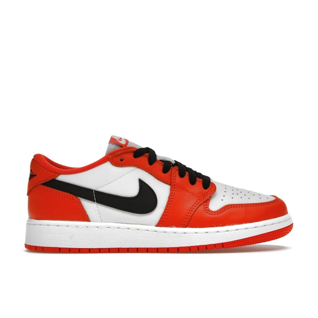 Adidasi pentru copii Air Jordan 1 Retro Low OG GS Starfish Portocaliu Alb Negru CZ0858-801