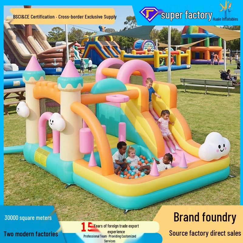 Outdoor Inflatable Castle & Slide: Small