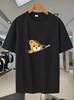 Breathable Mesh Sports T-shirt with Cute Bear Design - Comfortable