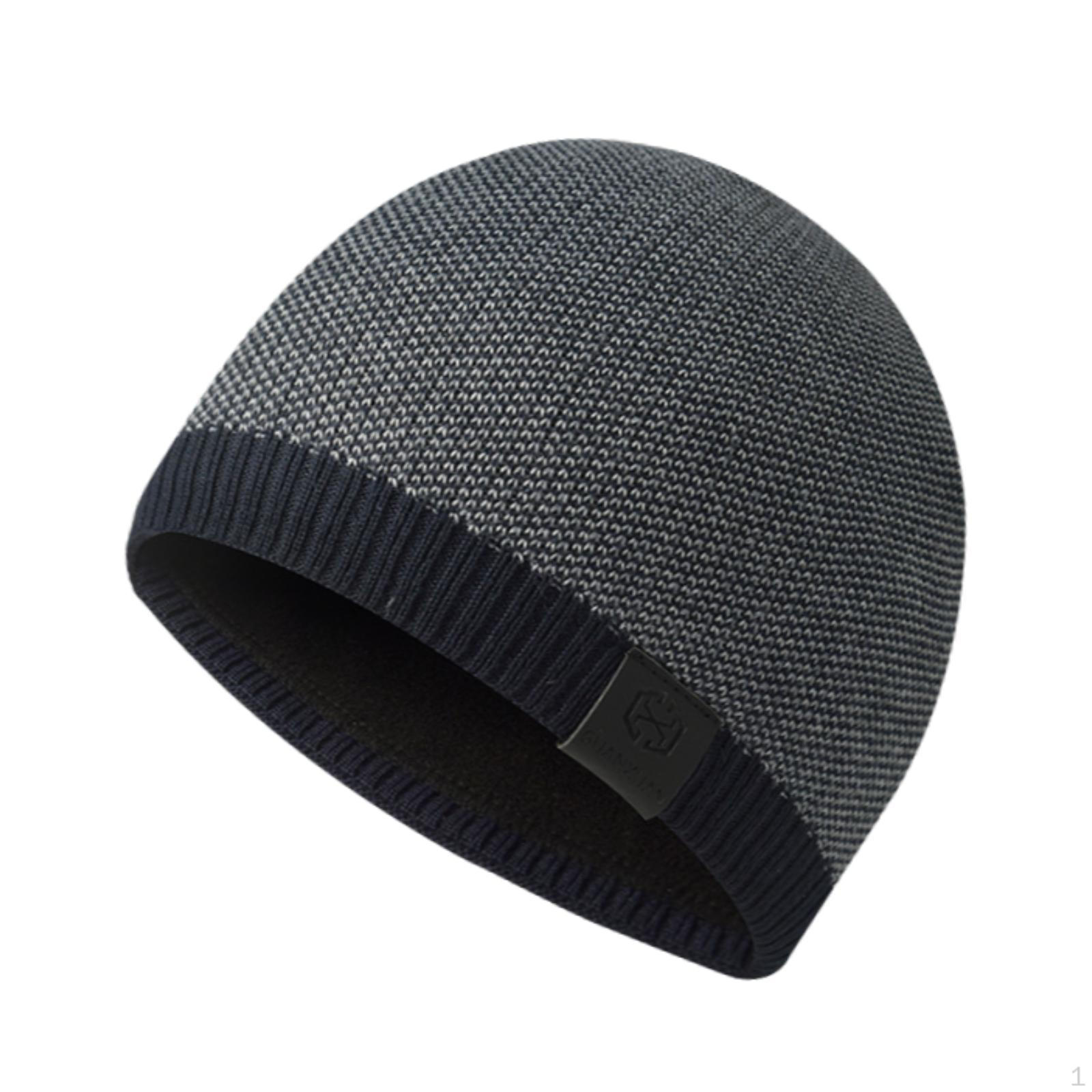 

Зимняя шапка-бини для катания на лыжах в холодную погоду, шапка-череп для бега, велоспорта тёмно-синий