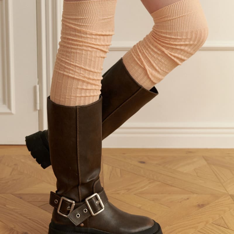 Tatiana Grosgrain Stylish Knee-high Socks SC8080 8 Colors