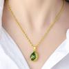 Phoenix Green Water Wave Pendant: Unisex Alloy Ornament for Safe Passage