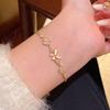 Light Luxury Niche High-end Pearl Bracelet Women's Korean Style Fashion Elegant Flash Zircon Love Bracelet Crystal Bracelet