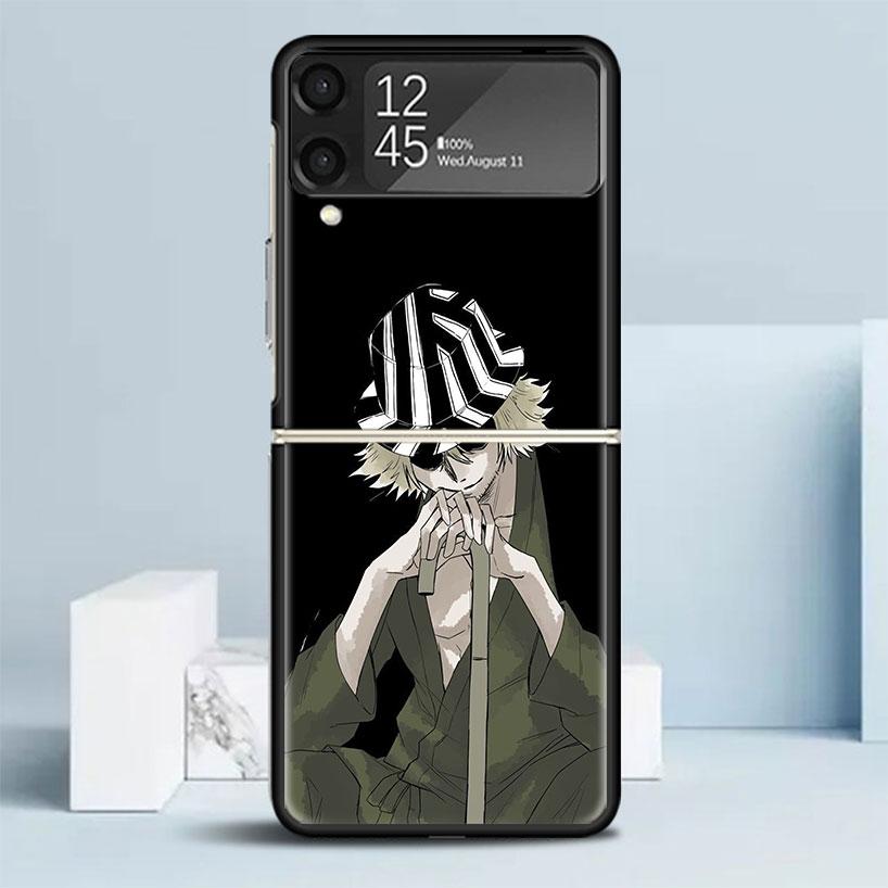 Bleach Kisuke Urahara Phone Case For Samsung Galaxy Z Flip7 Flip6 5G Flip5 Flip4 Flip3 ZFlip 7 6 3 4 5 Shockproof Back Cover Gal
