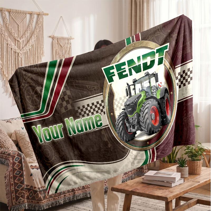Fendt Flaneļa Pleds, Personalizēts ar Vārdu