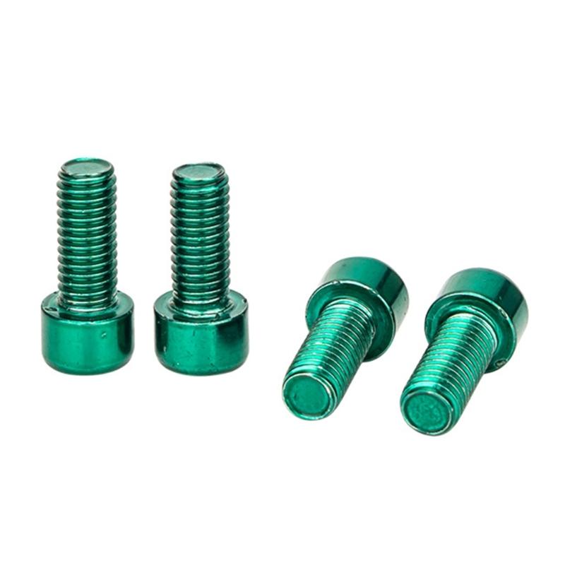 4Pcs 5x12mm Bike Water Bottle Cage Bolts Hexagons Socket Head Bolts Stainless Steels Screws Mountain Bike Accessories