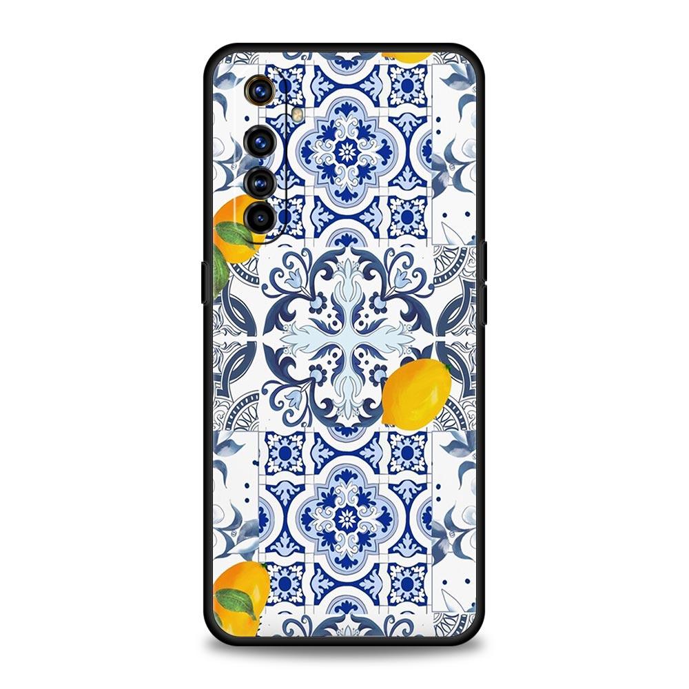 Mediterranean Lemon For Realme 11 10 9 8 5G 7 6 GT2 Pro Plus C21 C11 C25 C35 Silicone Cover For Realme GT Neo 2 3 3T Phone Case
