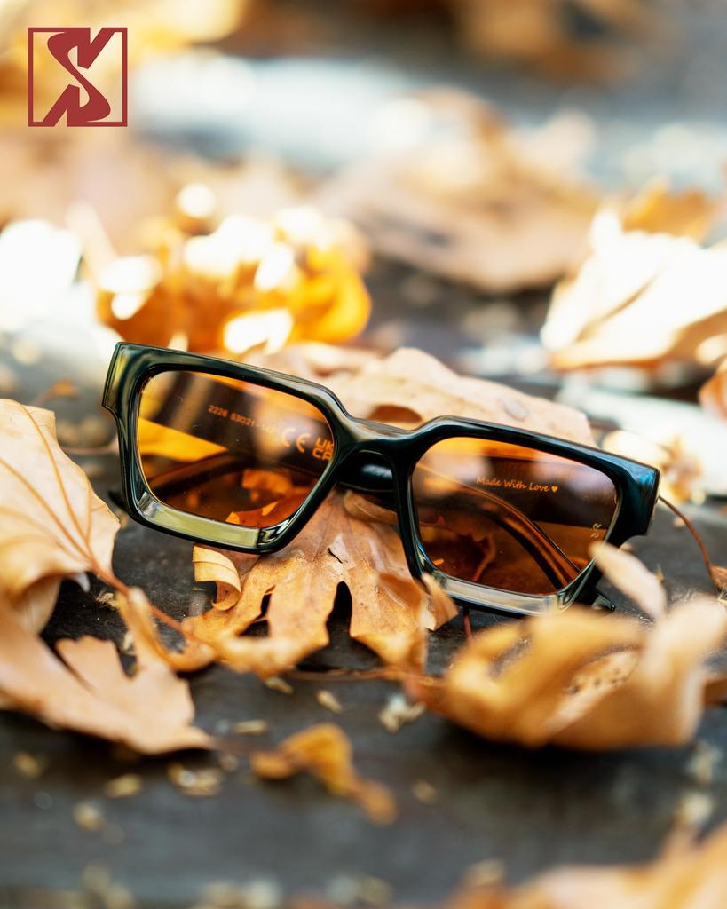 Retro and Fashionable Rectangular Sunglasses with Colored Lenses for Men and Classic Rectangular Black Sunglasses with UV400 [SHEEN KELLY] Women.