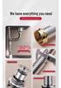 Stainless Steel Double Bowl Kitchen Sink Drain Pipe Set with Anti-odor Feature